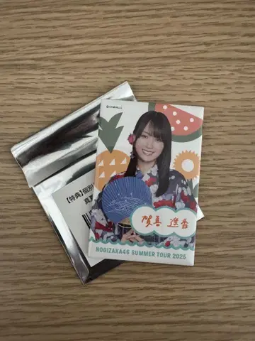 카키 하루카 랜덤 유카타 캔뱃지 한여름의 전국 투어 2025 노기자카46