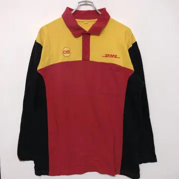 기업 물 아메카지 구제 의류 DHL 양면 로고 프린트 배색 드라이버 셔츠