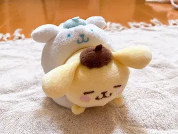 산리오 폼폼푸딩 눈 굴 마스코트 봉제 인형