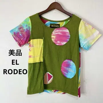 71 새상품급 ELRODEO 컬러풀 티셔츠