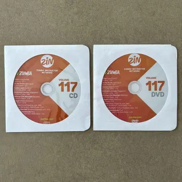 Zumba 강사 117 볼륨 CD DVD 세트