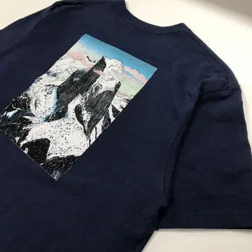 patagonia 반팔 티셔츠 네이비 남성용 L