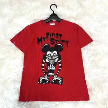 MY FIRST STORY 마이파스 티셔츠 마이파스군 레드 S