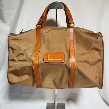 [ LANCEL ] 란셀 나일론 x 천연 가죽 미니 보스턴 백
