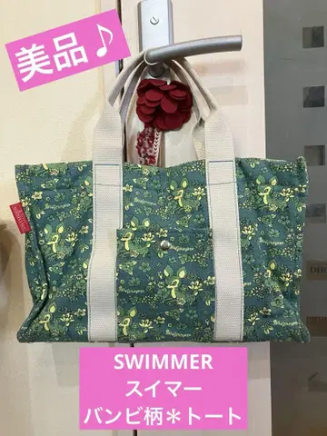 새상품급 [ SWIMMER ] 스위머 정말 귀여운 밤비 패턴*토트백