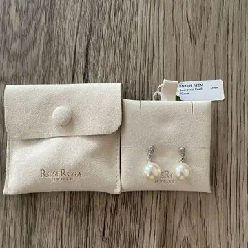 ROSE ROSA 스와로브스키 펄 귀걸이 12mm