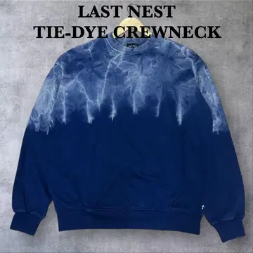 LAST NEST TIE-DYE CREWNECK NAVY 라스트네스트 M