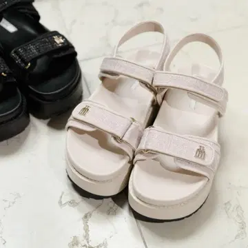 Herlipto Trois Tweed Platform Sandals 38