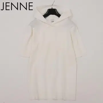 B7039 JENNE 젠느 워셔블 베이직 반팔 후드티 L
