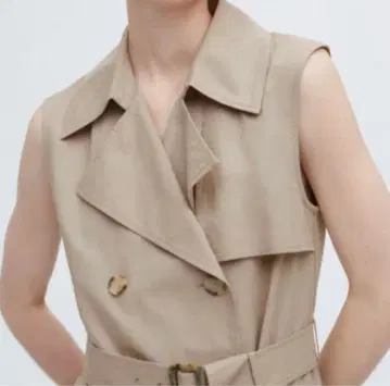 UNIQLO 유니클로 린넨 블렌드 라펠 원피스 셔츠 원피스