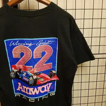 90년대 USA제 FOTL Amway RACING 프린트 SS 티