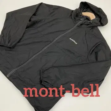 mont-bell 윈드 브레이커 블랙 나일론 L #1486