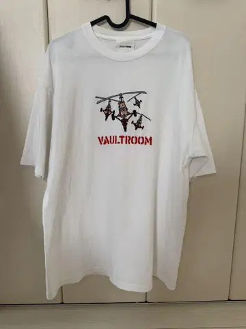 vaultroom HELI RACE TEE / WHT 화이트 L cat
