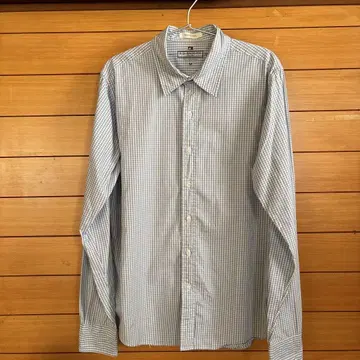 B.D Baggies 체크 무늬 긴팔 셔츠 M
