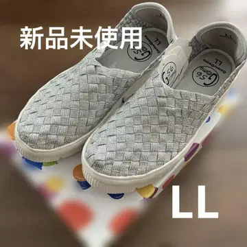 미사용 새상품 G56 GomuGomu 메쉬 슬립온 실버 LL