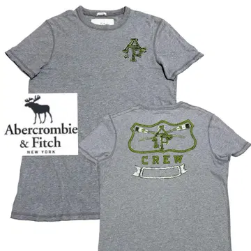 고품질 Abercrombie & Fitch 아바클로 자수 A&F 셔츠