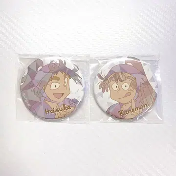 닌타마 란타로 프리즘 패턴 캔뱃지 쿠쿠치 헤이스케 오하마 칸에몽