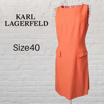 KARL LAGERFELD 컬 라거펠트 원피스 오렌지