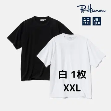 UNIQLO x 론 헤르만 T셔츠 XXL 화이트 1장 론 헤르만