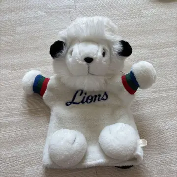 Lions 세이부 라이온즈 산에이 무역 봉제 인형 산에이 핸드 퍼펫