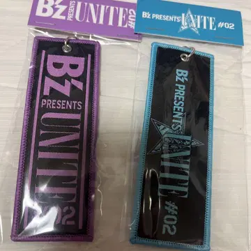 B'z PRESENTS UNITE #02 플라이트 택 2색 세트