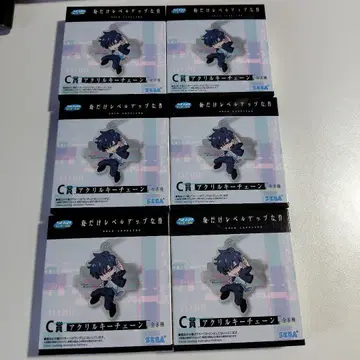 SEGA 나 혼자만 레벨업 C상 아크릴 키체인 6개