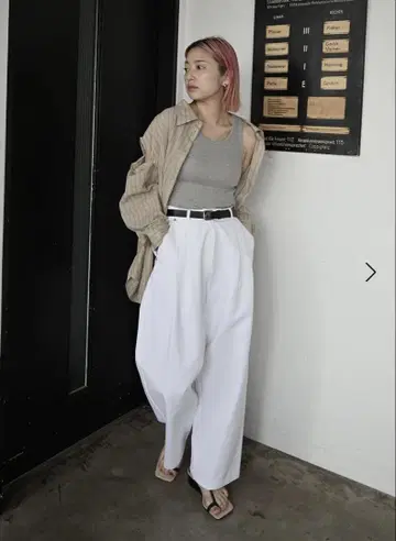 willfully 스트라이프 셔츠 tan