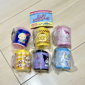 산리오 캐릭터즈 코인 실린더2 전6종 컴플리트 세트