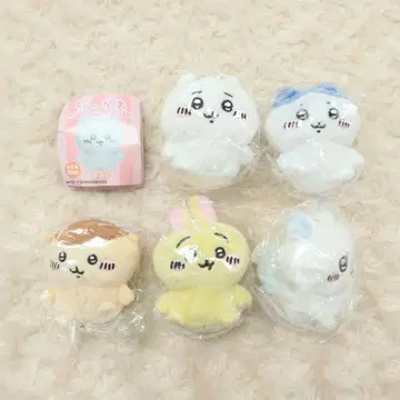 치이카와 앉은 봉제 인형 전5종 컴플리트 가챠