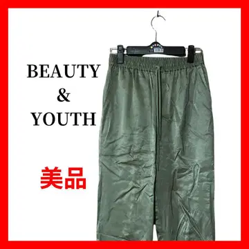 BEAUTY&YOUTH 여성용 이지 팬츠 광택 봄/여름/가을 B1797