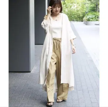 IENA 린넨 BIG 셔츠 원피스 2019SS