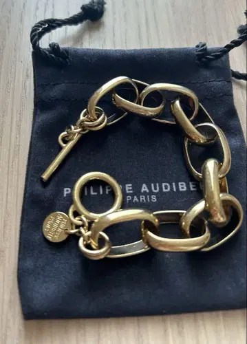 PHILIPPE AUDIBERT 골드 체인 팔찌
