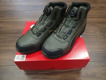 Puma 올리브 하이컷 신발