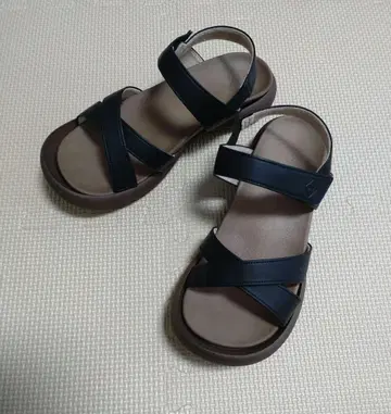 새상품 레게타카누 S 여성용 색상 블랙 샌들 여름 여성용