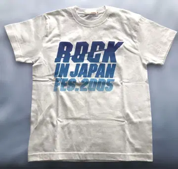 ROCK IN JAPAN FES. 2005 T셔츠 XS 화이트 반팔