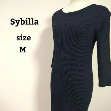 [ Sybilla ] 시빌라 원피스 니트 롱 슬릿 무지 고급