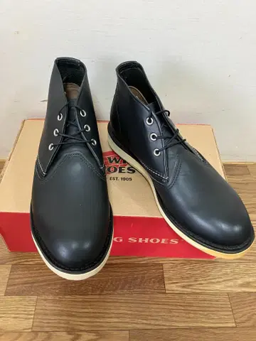 REDWING 레드윙 3148 8.5D 처카 부츠 블랙 크롬