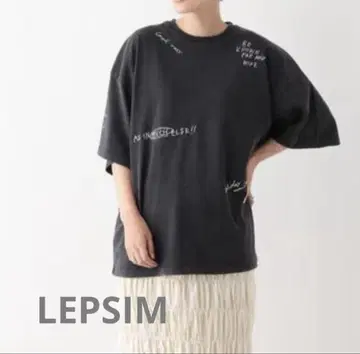 LEPSIM / 렙심 리메이크풍 자수 티셔츠