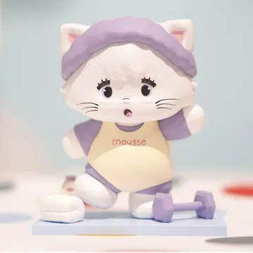 mikko 무스 피규어 생활의 힐링 도감 피트니스