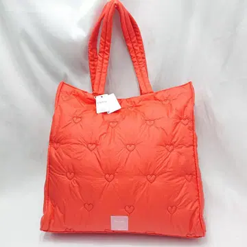 새상품 tiny tiny 하트 퀼트 토트백 레드
