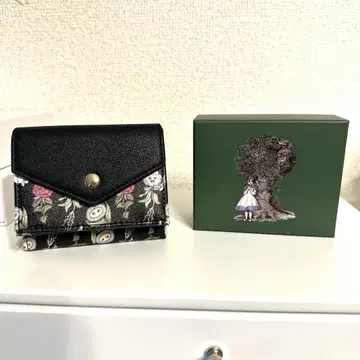히구치 유코 x 디즈니 콜라보 원더랜드 앨리스 미니 지갑