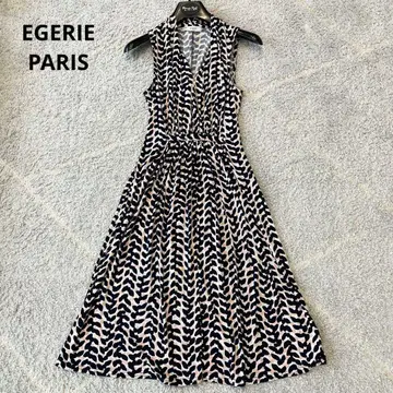 EGERIE 에제리 슬리브리스 원피스 올 패턴 스트레치 소재