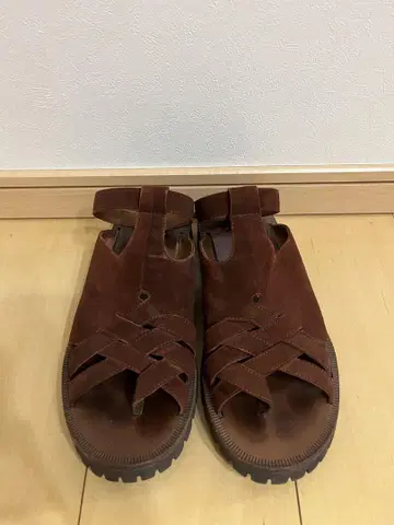 Martegani 레더 스트랩 샌들 25cm