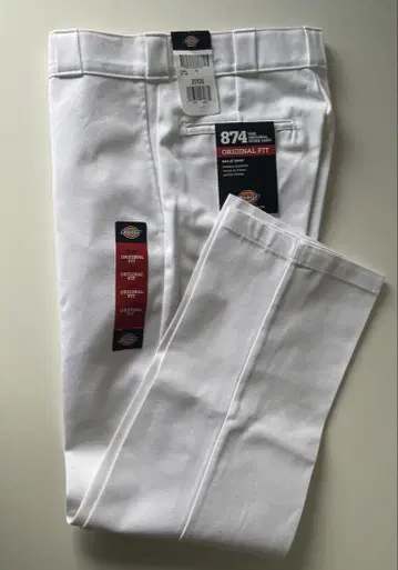 디키즈 dickies 874WH W31 워크 팬츠 화이트