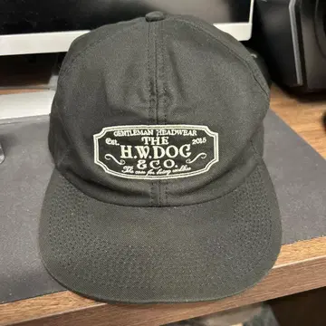 H.W. DOG & CO. 블랙 야구 모자 사이즈 40