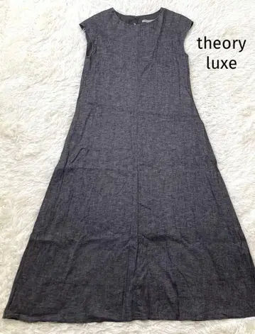 띠어리 럭스 19SS 린넨 WASH FRANCA 맥시 원피스 38