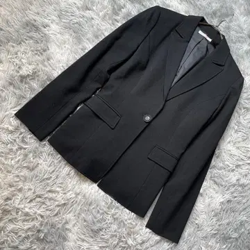 새상품급 고품질 ELLE PLANETTE 울 자켓 블랙 사이즈 S