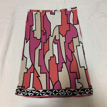 EMILIO PUCCI 기하학 무늬 스커트 (사이즈 36)