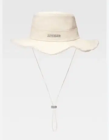 JACQUEMUS 아이보리 버킷햇 르 밥 아티쇼