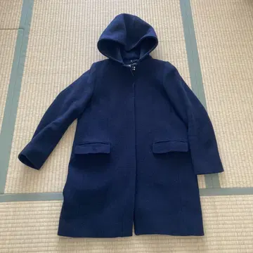 [UNITED ARROWS] 여성용 더플 코트 (후드 탈부착 가능)